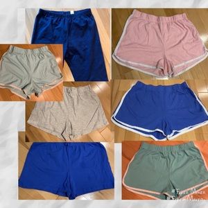 7 Girl’s Children’s Place shorts Pink/Grey/Blue - size 16 (XXL), bike short- NWT